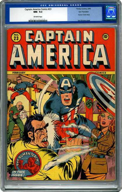 CGC Graded Comics - Captain America Comics #23 (CGC)