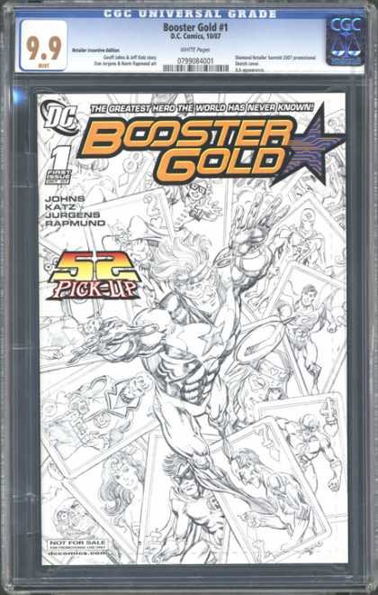 CGC Graded Comics - Booster Gold #1 (CGC) - Booster Gold - Johns - Katz - Jurgens - Rapmund