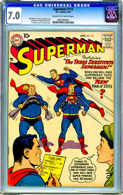 CGC Graded Comics - Superman #115 (CGC)