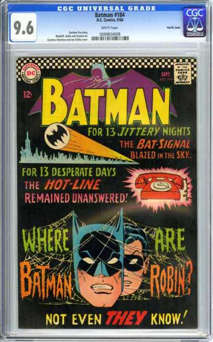 CGC Graded Comics - Batman #184 (CGC)
