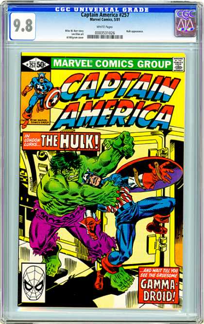CGC Graded Comics - Captain America #257 (CGC)