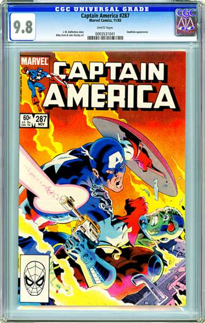 CGC Graded Comics - Captain America #287 (CGC)