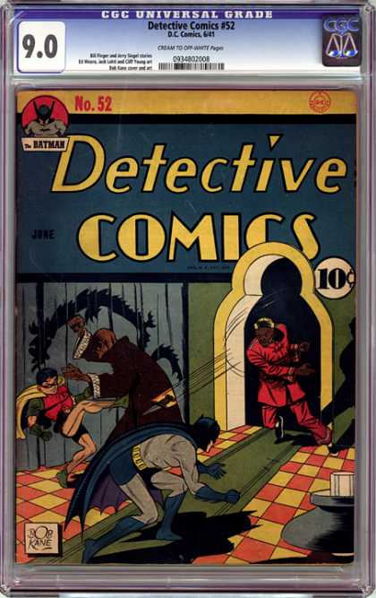 CGC Graded Comics - Detective Comics #52 (CGC)