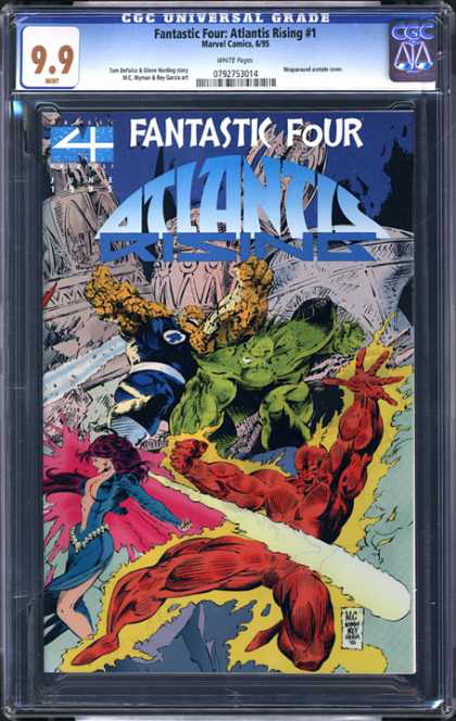 CGC Graded Comics - Fantastic Four: Atlantis Rising #1 (CGC) - Fantastic Four - Atlantis - Rising - Human Torch - Marvel