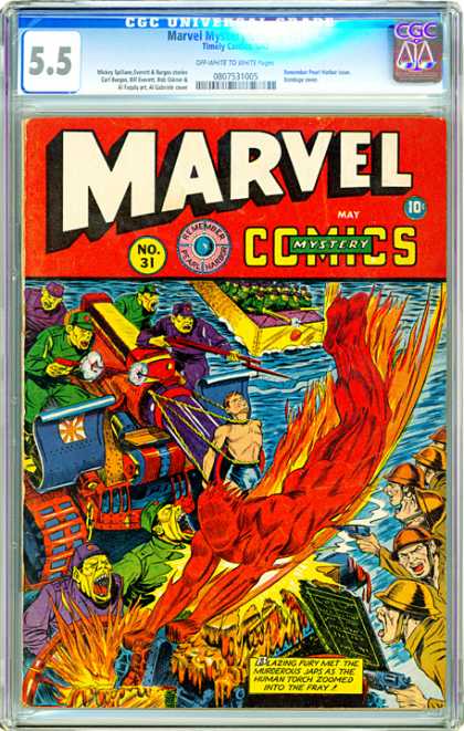 CGC Graded Comics - Marvel Mystery Comics #31 (CGC)