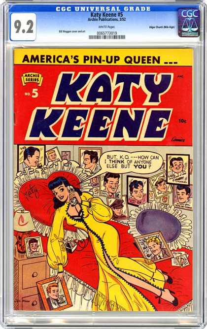 CGC Graded Comics - Katy Keene #5 (CGC) - Americas Pin-up Queen - Katy Keene - But Ko - How Can I Think Of Anyone Else But You - Archie Series - Pin Up Pictures