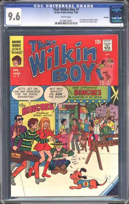 CGC Graded Comics - That Wilkin Boy #1 (CGC) - Dog - Guitar - Police Line Saw Horse - Party - Drummer