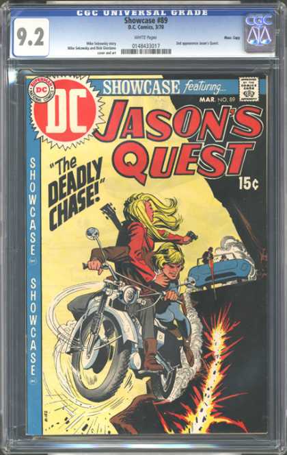 CGC Graded Comics - Showcase #89 (CGC) - Jasons Quest - The Deadly Chase - Motorcycle - Chase - Crash