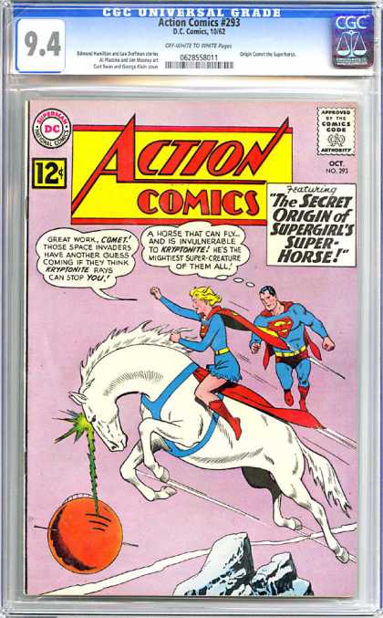 CGC Graded Comics - Action Comics #293 (CGC)