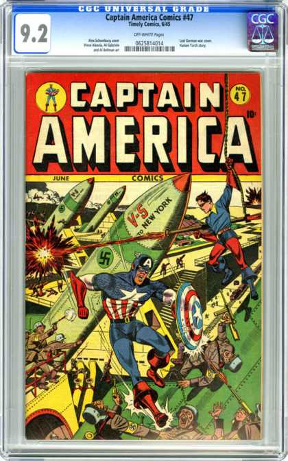 CGC Graded Comics - Captain America Comics #47 (CGC)