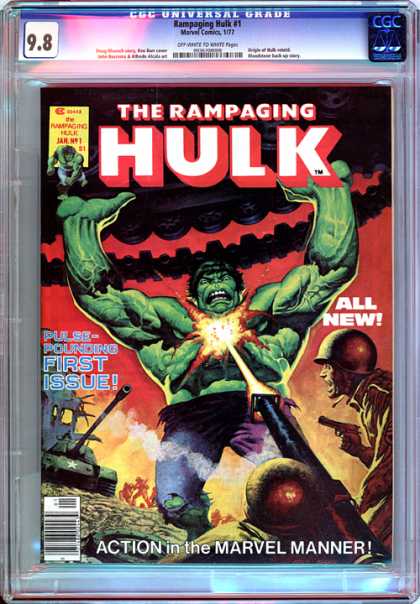 CGC Graded Comics - Rampaging Hulk #1 (CGC)