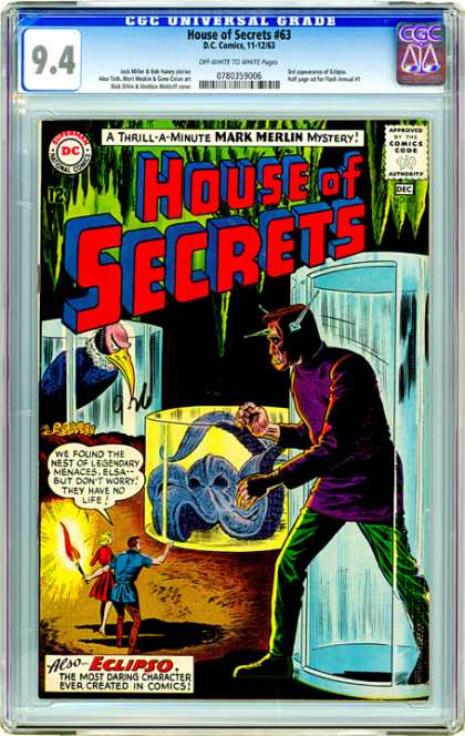 CGC Graded Comics - House of Secrets #63 (CGC)