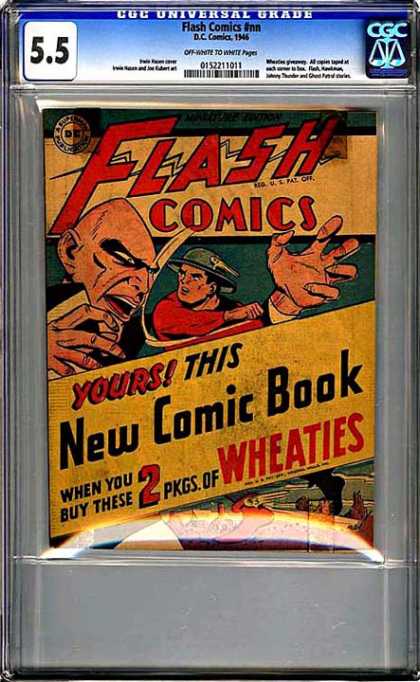 CGC Graded Comics - Flash Comics #nn (CGC) - 55 - Wheaties - New - But - Scales