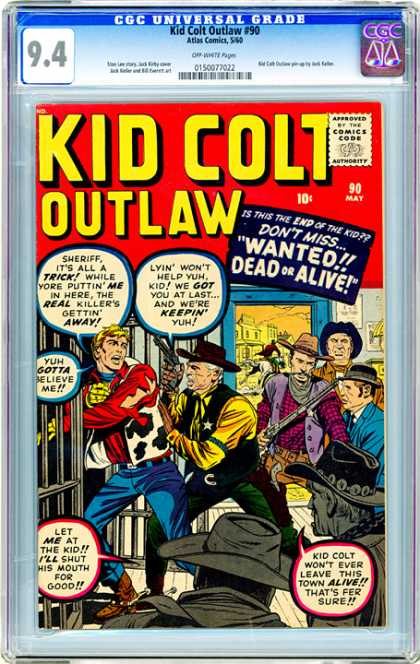 CGC Graded Comics - Kid Colt Outlaw #90 (CGC)