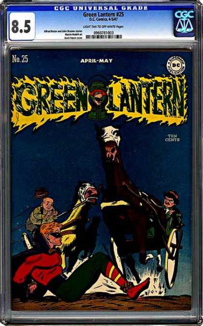 CGC Graded Comics - Green Lantern #25 (CGC) - Dc Comics - Silver Age - Green Lantern - Alan Scott - Horses