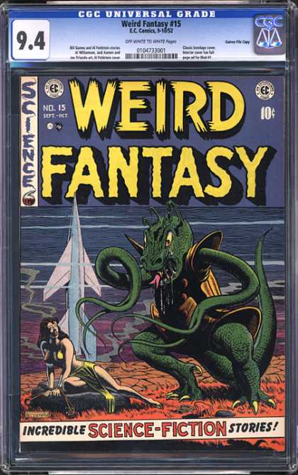 CGC Graded Comics - Weird Fantasy #15 (CGC)