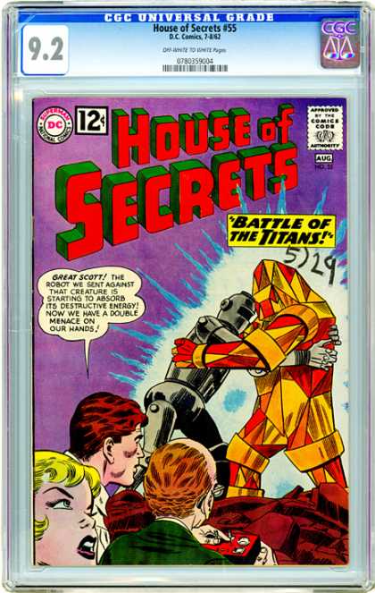 CGC Graded Comics - House of Secrets #55 (CGC)