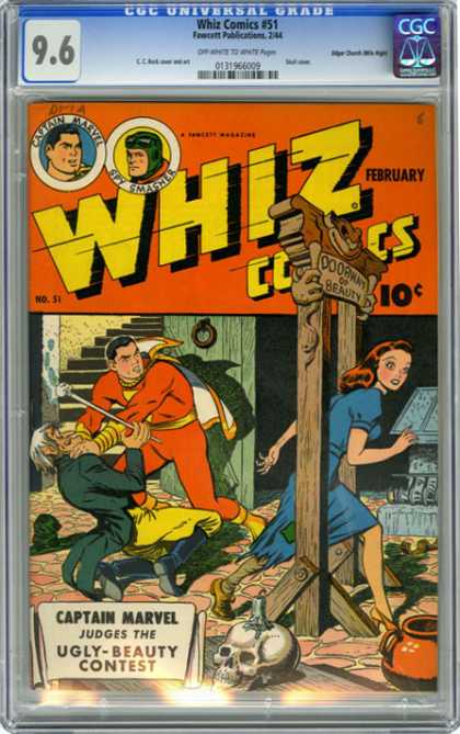 CGC Graded Comics - Whiz Comics #51 (CGC) - Fawcett - Superhero - Whiz Comics - Captain Marvel - Spy Smasher