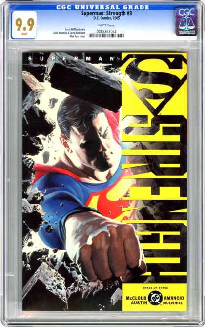 CGC Graded Comics - Superman: Strength #5 (CGC) - Superman - Man Of Steel - Kryptonian - Rock - Dc Comics