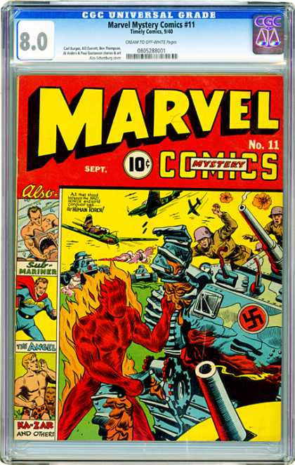 CGC Graded Comics - Marvel Mystery Comics #11 (CGC)