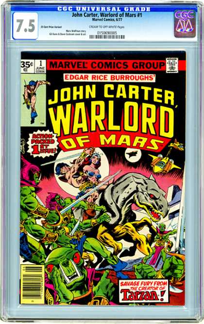CGC Graded Comics - John Carter, Warlord of Mars #1 (CGC)