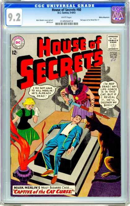 CGC Graded Comics - House of Secrets #60 (CGC)