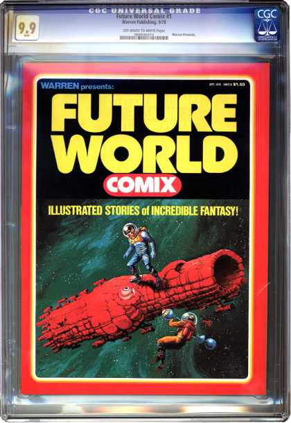 CGC Graded Comics - Future World Comics #1 (CGC) - Illustrated Stories Of Incredible Fantasy - Warren - Space - Galaxies - Stars