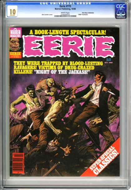 CGC Graded Comics - Eerie #118 (CGC) - Warren Magazine - A Book Length Spectacular - Eerie - Super Special Classics - Night Of The Jackass