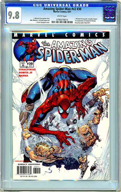 CGC Graded Comics - Amazing Spider-Man #v2 #30 (CGC) - Spider-man - Spider - Web - Guns - Boot