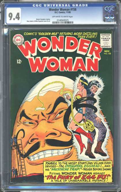 CGC Graded Comics - Wonder Woman #158 (CGC) - Dc Comics - Superman - National Comics - Approved By The Comics Code Authority - Wonder Woman