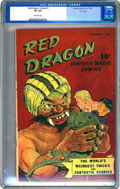 CGC Graded Comics - Red Dragon Comics #1 (CGC)