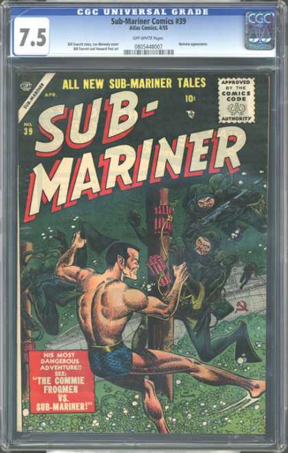 CGC Graded Comics - Sub-Mariner Comics #39 (CGC) - Sub-mariner - Prince Namor - Atlantis - Ocean - Undersea