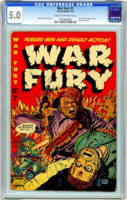 CGC Graded Comics - War Fury #1 (CGC)