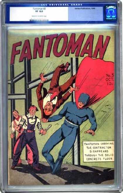 CGC Graded Comics - Fantoman #3 (CGC) - Business Man - Red Cape - Fantoman - Mechanics - Structure