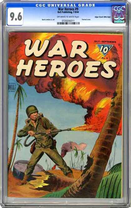 CGC Graded Comics - War Heroes #9 (CGC)
