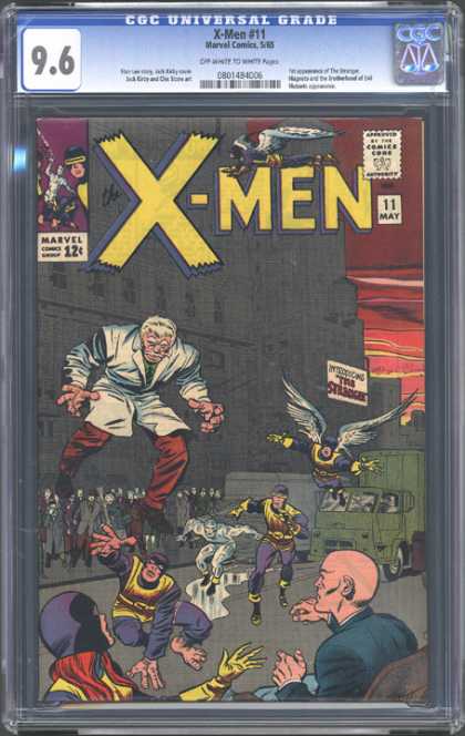 CGC Graded Comics - X-Men #11 (CGC) - Lab Coat - Giant Man - Professor Xavier - Iceman - Cyclops