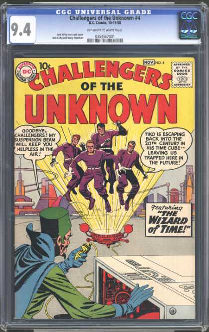CGC Graded Comics - Challengers of the Unknown #4 (CGC)