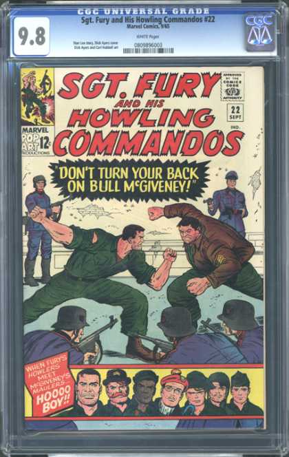 CGC Graded Comics - Sgt. Fury and His Howling Commandos #22 (CGC)