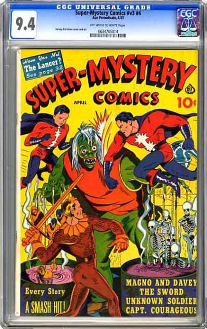 CGC Graded Comics - Super-Mystery Comics #v3 #4 (CGC)