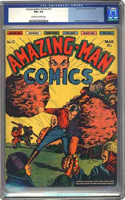 CGC Graded Comics - Amazing-Man Comics #10 (CGC)