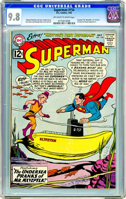 CGC Graded Comics - Superman #154 (CGC)