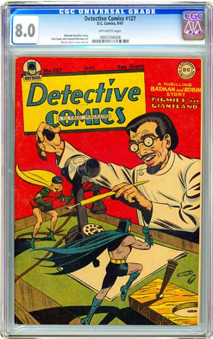 CGC Graded Comics - Detective Comics #127 (CGC) - Dc Comics - Detective Comics - Batman - Robin - Telephone