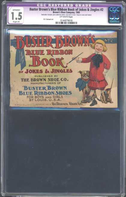 CGC Graded Comics - Buster Brown's Blue Ribbon Book of Jokes & Jingles #2 (CGC)
