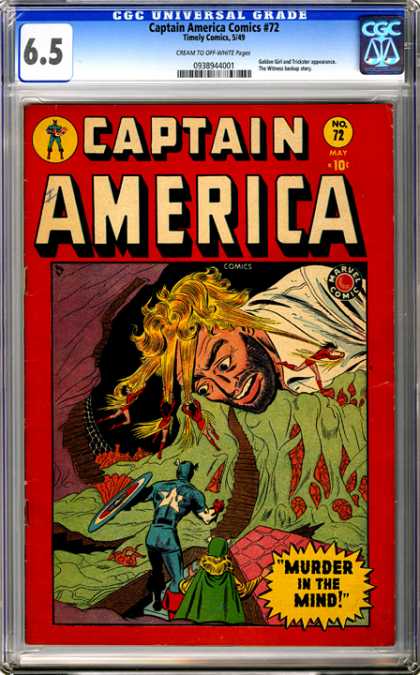 CGC Graded Comics - Captain America Comics #72 (CGC)