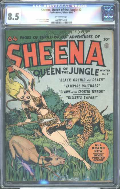 CGC Graded Comics - Sheena, Queen of the Jungle #2 (CGC)