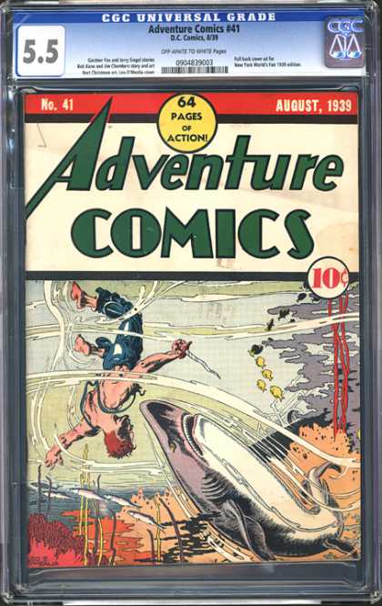 CGC Graded Comics - Adventure Comics #41 (CGC)