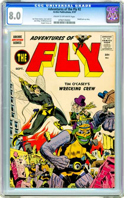 CGC Graded Comics - Adventures of the Fly #2 (CGC)