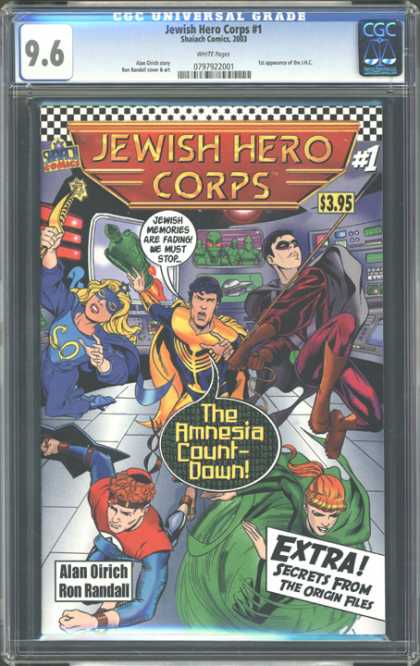 CGC Graded Comics - Jewish Hero Corps #1 (CGC) - Jewish Hero Corps - Superhero - Extra - Robot - Alan Oirich