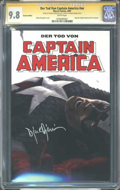 CGC Graded Comics - Der Tod Von Captain America #nn (CGC)