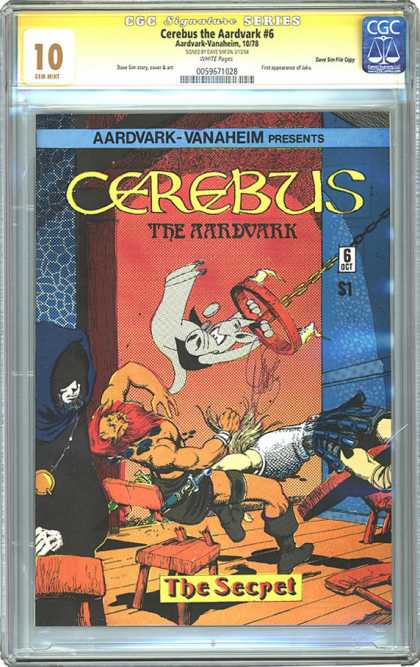 CGC Graded Comics - Cerebus the Aardvark #6 (CGC) - Cerebus - Conan Parody - Swashbuckling - Sword U0026 Sorcery - Black U0026 White